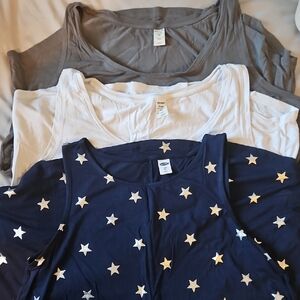 Old Navy Blue and Gray Tank Top